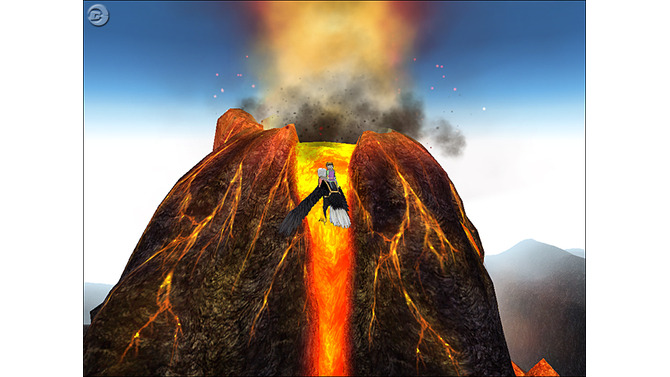 火山地帯にレッドドラゴン出現！『マビノギ』3周年アップデート