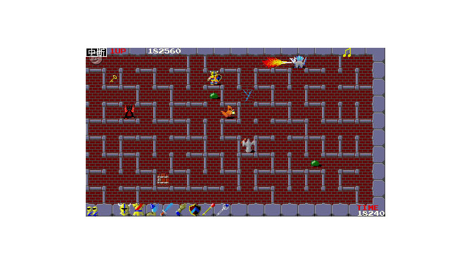 『マッピー』に続き、iアプリ『ドルアーガの塔 WIDE版』も配信開始