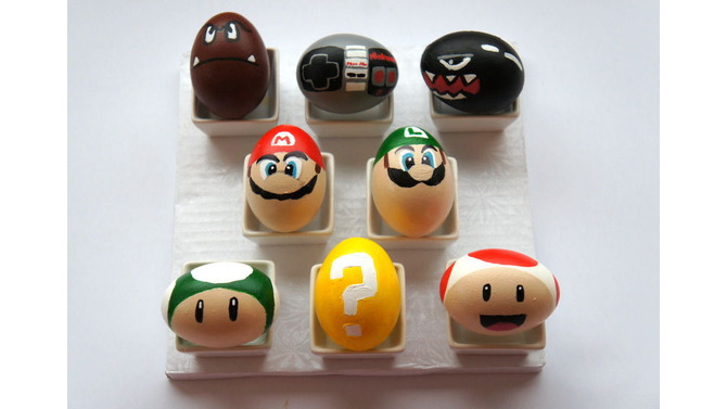 『スーパーマリオブラザーズ』モチーフのイースターエッグをご紹介