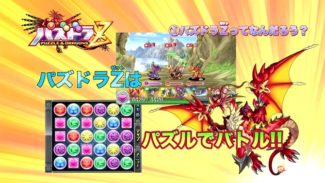 3DS『パズドラZ』戦闘システムを解説した最新映像をチェック　― WHFにも出展決定