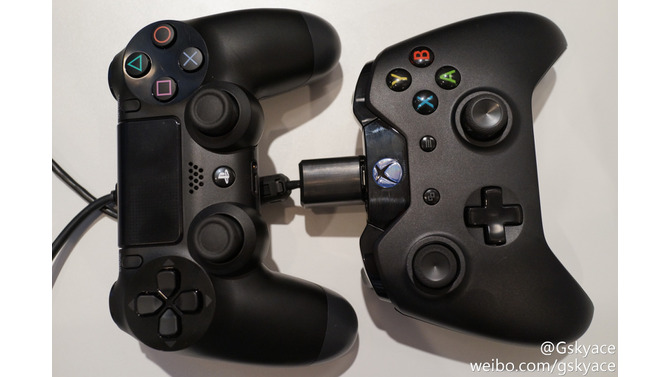 次世代機Xbox OneとPS4のコントローラーサイズを比較、海外ユーザーも話題に