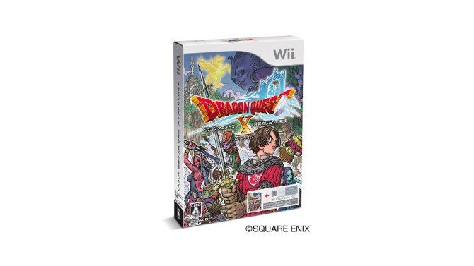 Wii版 『ドラゴンクエストX 目覚めし五つの種族 オンライン』パッケージ
