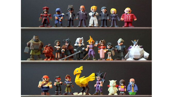 3Dプリンターで制作した『ファイナルファンタジー VII』のフィギュアに新キャラクターが追加