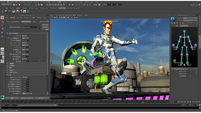 オートデスク、モバイルゲーム開発向け3Dアニメーションツール「Maya LT」を新発売