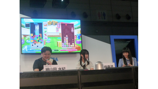 【東京ゲームショウ2013】ルルーとウイッチが『ぷよぷよテトリス』対戦プレイに挑戦！公開アフレコも盛りあがったステージレポ