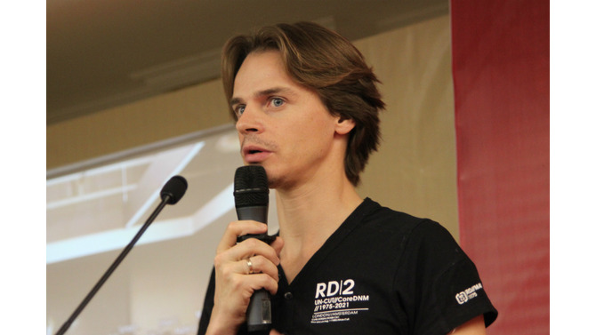 Julien Merceron氏(2012年 GDC Chinaにて)