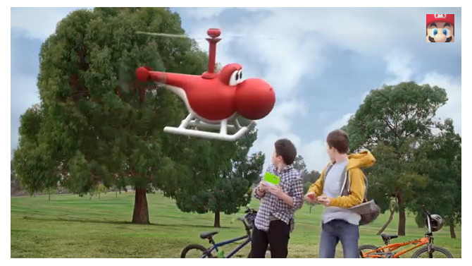 これがメガタマゴの破壊力！ヨッシーが現実世界に飛び出す『ヨッシー New アイランド』海外CM