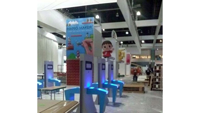 任天堂、E3 2014で新作『マリオメーカー』を発表か ― 会場内を撮影したらしきイメージが浮上
