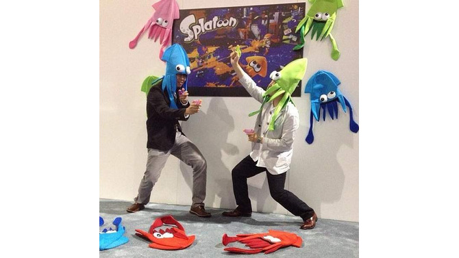 任天堂、E3の模様を収めた写真をinstagramで公開 ─ 社員が『スプラトゥーン』のイカに変身!?