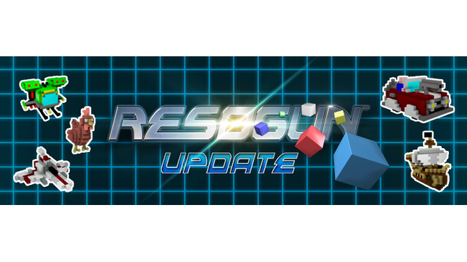 PS4『RESOGUN』ボクセルによる機体設計とオフライン協力プレイを追加するアップデート実施