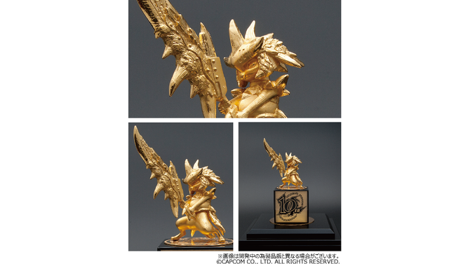 『モンハン』の“アイルー”がなんと約300万円の純金製フィギュアに！販売数は限定10体