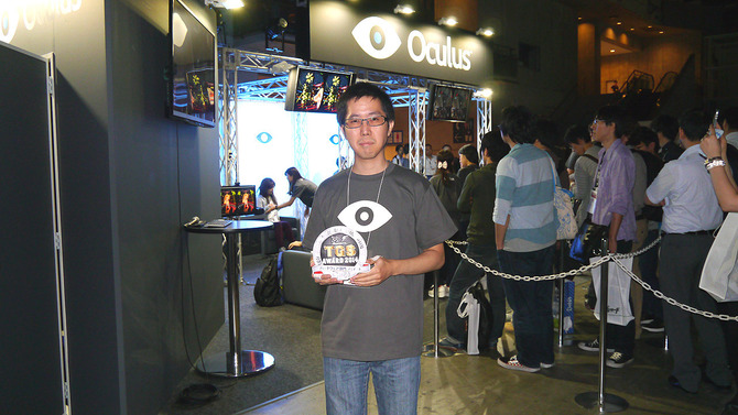 【TGS 2014】「TGS Award 2014」ハードウェア部門ノミネートのOculus Rift・・・「一度体験を」