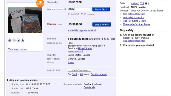 回収を免れた『リトルビッグプラネット』がeBayに出品、北米での発売日は10月27日