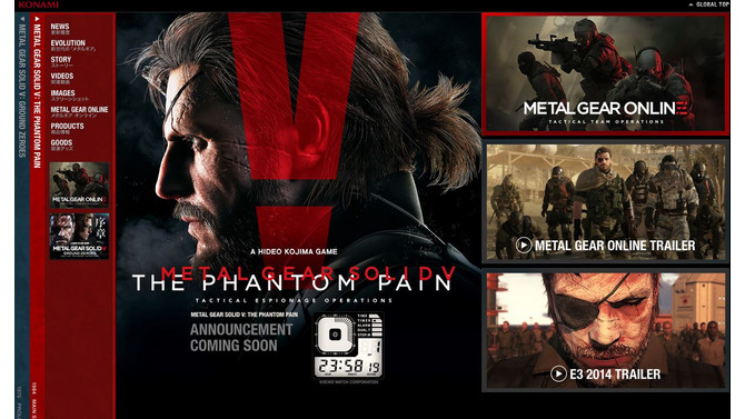 『MGS V:TPP』謎のカウントダウンが開始…3月4日23時、何かが発表される