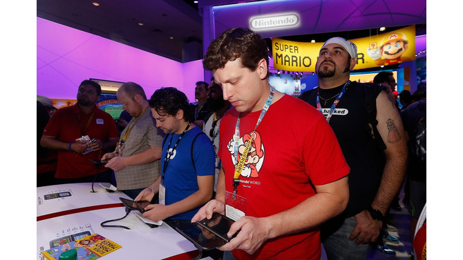 2015年の任天堂E3ブース　写真提供: Getty Images
