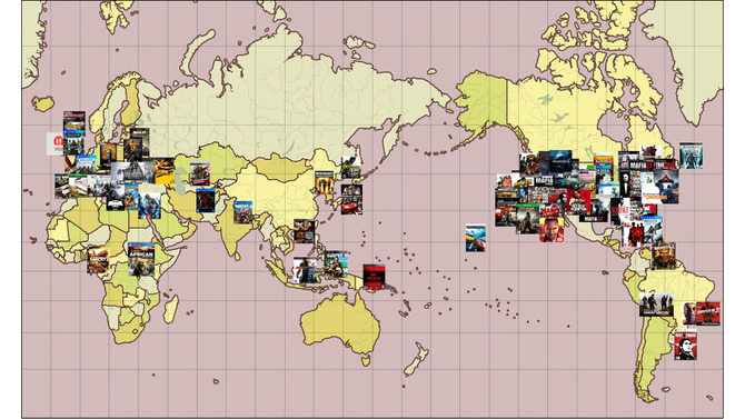【特集】世界地図で見るオープンワールドゲーム早見表