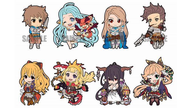 『グラブル』ラバーストラップコレクション第1・2弾発売決定！ルリアやヴィーラなど16種類