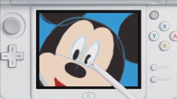 3DS『ディズニーアートアカデミー』4月7日発売決定、楽しくディズニーキャラの描き方が学べる
