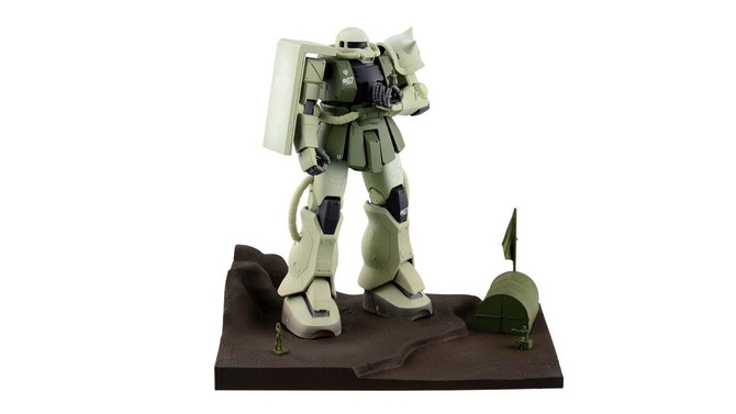 「一番くじ MS-06 ザクII」4月中旬発売！ジオラマフィギュアや日常生活で使える「ザク」アイテムが当たる