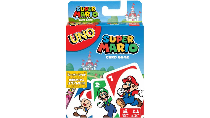 カードゲーム『ウノ スーパーマリオ』6月18日発売、「ホワイトマリオ」「無敵マリオ」の特殊ルールも採用