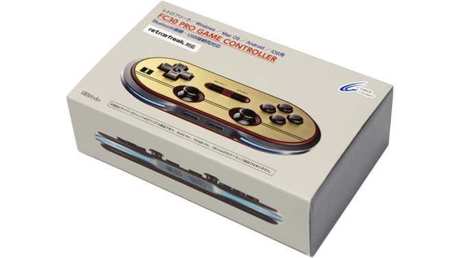 レトロゲーム機風コントローラー「FC30 PRO GAME CONTROLLER」6月3日発売、Bluetooth・USB接続に両対応