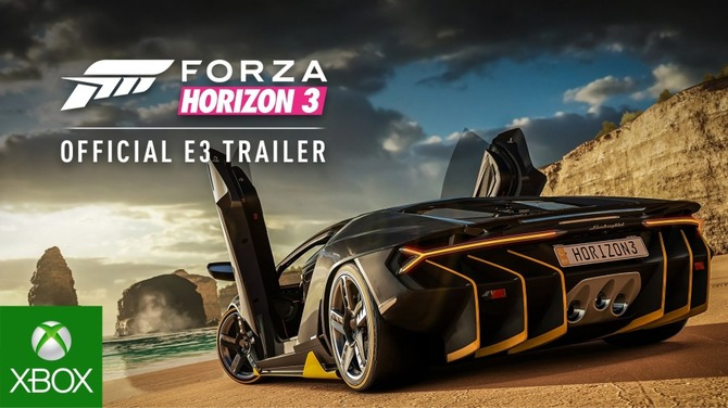 オープンロードレーシング『Forza Horizon 3』発表！オーストラリアを舞台に350以上の車種が登場