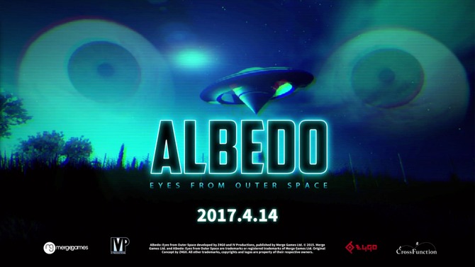 UFOやエイリアンから溢れるこのB級レトロ感…！SF ADV『アルベド：アイズフロムアウタースペース』がPS4で4月14日配信