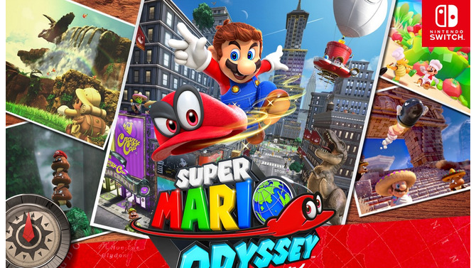 『スーパーマリオ オデッセイ』公式サイト＆Twitterをオープン！ 「キャッピー」を使うアクションや操作方法などをお披露目