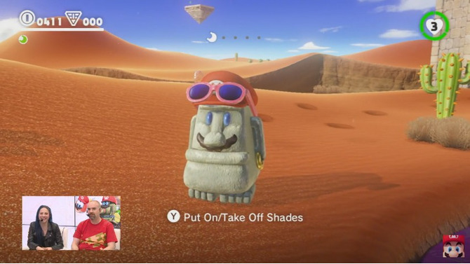 【E3 2017】『スーパーマリオ オデッセイ』27分超えのプレイ映像を公開！ マリオが敵に乗り移って大活躍