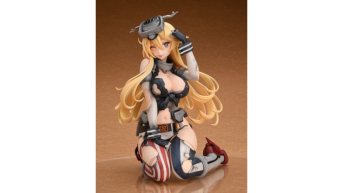 『艦これ』中破状態の「Iowa（アイオワ）」フィギュアが登場、破れた衣服と茶目っ気たっぷりな表情がたまらない！