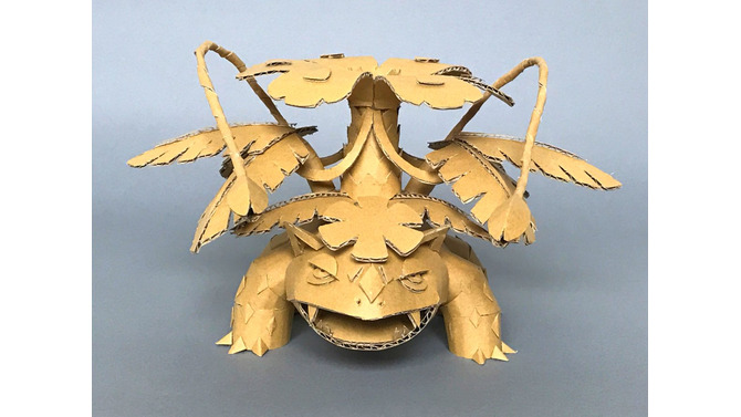 【特集】メガフシギバナも作っちゃう！ダンボール工作の匠「オドンガー大佐」とは？―その正体は息子愛に溢れたすごいパパだった