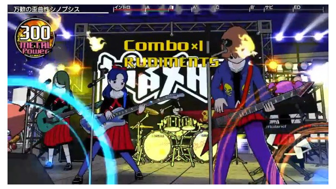 スイッチ『がるメタる！』発売日決定、Joy-Conを振り回して自由に演奏─“ノーツ”のないリズムゲームでヘヴィなメタルを響かせろ！