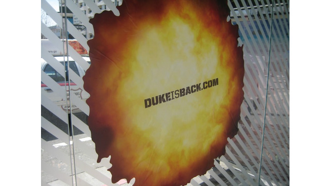 【GDC 2009】会場付近に謎のサイン・・・「Duke Nukem」が帰って来た!