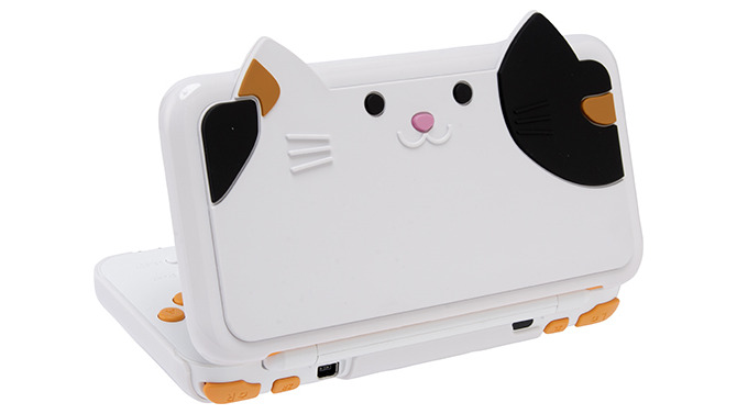 New 2DS LL用「ねこにゃん」保護カバーが2月28日発売―ゲーム機をキュートにカスタマイズ