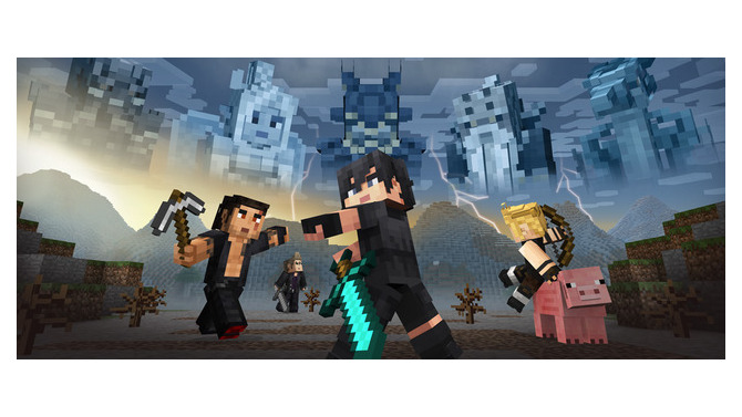 『マインクラフト』に『ファイナルファンタジーXV』のスキンパックが登場！