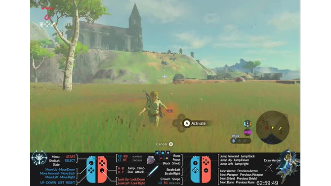 Twitchチャットコマンドで挑む『ゼルダの伝説BOTW』が放送中、プレイ63時間めで「始まりの台地」抜け出せず