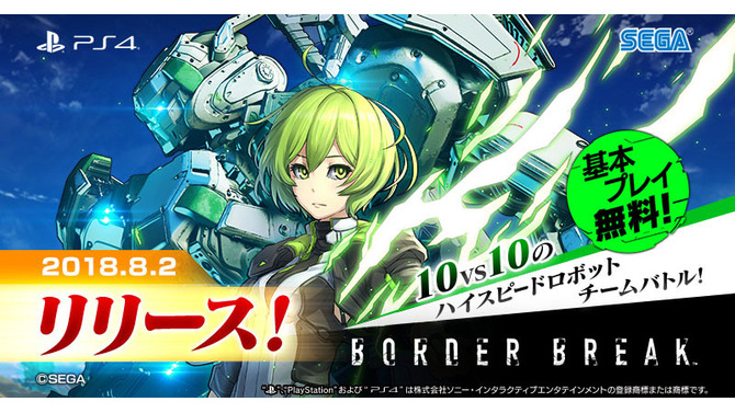 『BORDER BREAK』正式サービスを開始！PS4 Proや4Kテレビが当たる記念キャンペーンが開催中