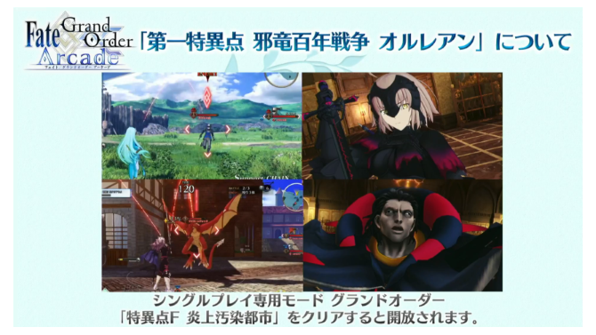 『FGO アーケード』「第一特異点 邪竜百年戦争 オルレアン」11月29日開幕決定！ついに「魔神柱」もゲーム内に出現【生放送まとめ】