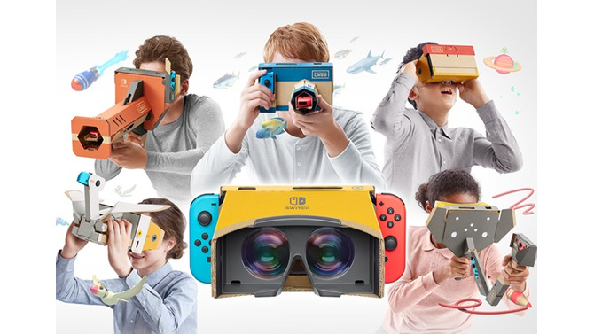 『Nintendo Labo: VR Kit』4月12日発売決定―ニンテンドースイッチでお手軽なVR体験！