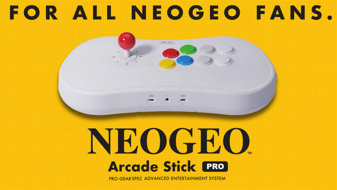 「NEOGEO Arcade Stick Pro」13,900円+税で2019年秋発売決定！9月26日より予約受付開始