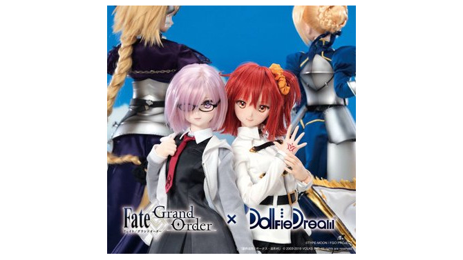 『FGO』60cm大ぐだ子とマシュのドール“ドルフィードリーム”が受注予約開始！―マシュにはメガネ・フォウくんも付属