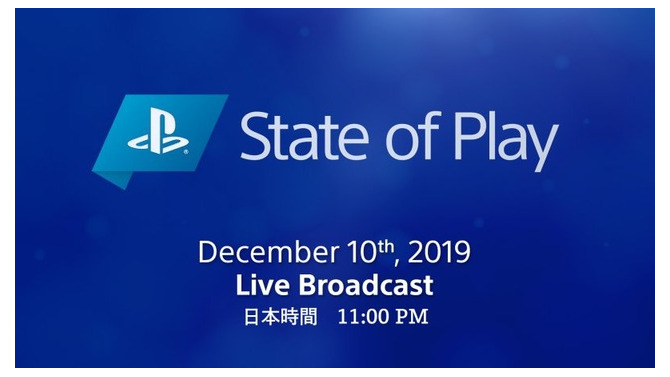 SIE公式番組「State of Play」第4回は12月10日午後11時放送！新タイトルのアナウンスやWWS作品続報など