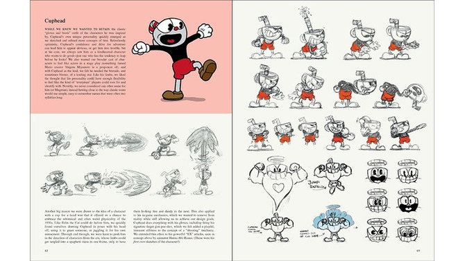 『Cuphead』の制作過程が垣間見れるアートブック「The Art of Cuphead」の一部が披露