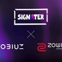 BenQゲーミング製品ブランド「MOBIUZ」「ZOWIE」とゲーマーの内面を深堀するメディア「Signater」がスポンサー契約を締結