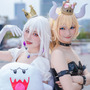 キングテレサ姫/猫宮すら。(X:@sura317)、クッパ姫/猫宮ハルナ(X:@Hapinachan_cos)