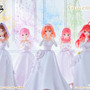 「五等分の花嫁」新作一番くじの全ラインナップ公開！五つ子がウェディングドレス姿で立体化、それぞれの「ときめき顔」にも注目