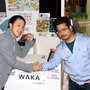 松山社長とWAKAさんが『ソラトロボ』イベントでサイン会－会場には長蛇の列