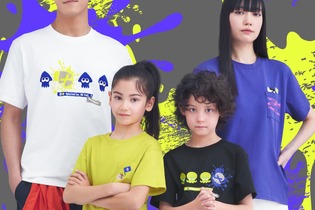 親子にピッタリな『スプラトゥーン3』×「ユニクロ」コラボTシャツが3月24日発売！イカやタコ、躍動感あるインクなどをダイナミックにデザイン 画像