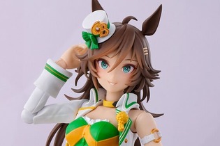 『ウマ娘』勝負服姿の「ミスターシービー」がアクションフィギュアに！“コメくいてー顔”など豊富な表情パーツが付属 画像