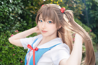 【コスプレ】強気な表情＆たまに見せる笑顔が可愛い！「エヴァ」アスカが爽やかな制服姿で登場【写真10枚】 画像